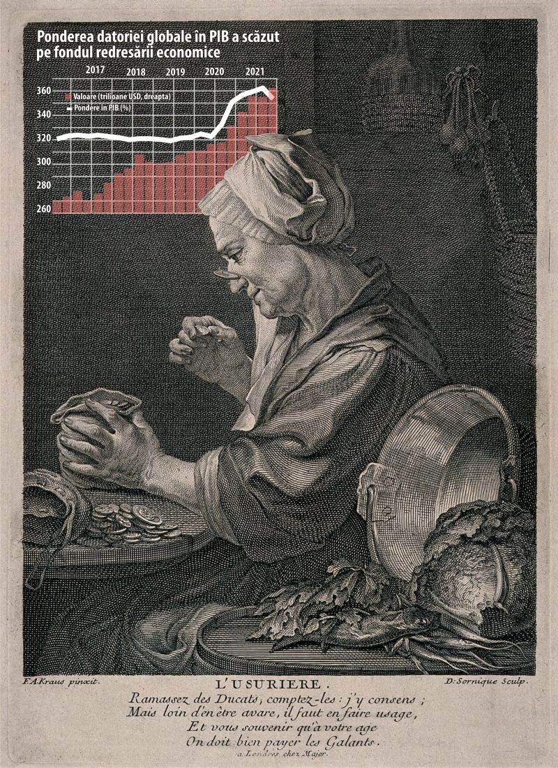 Cămătăreasa - gravură de Dominique Sornique (1708-1756) Cămătăreasa - gravură de Dominique Sornique (1708-1756)